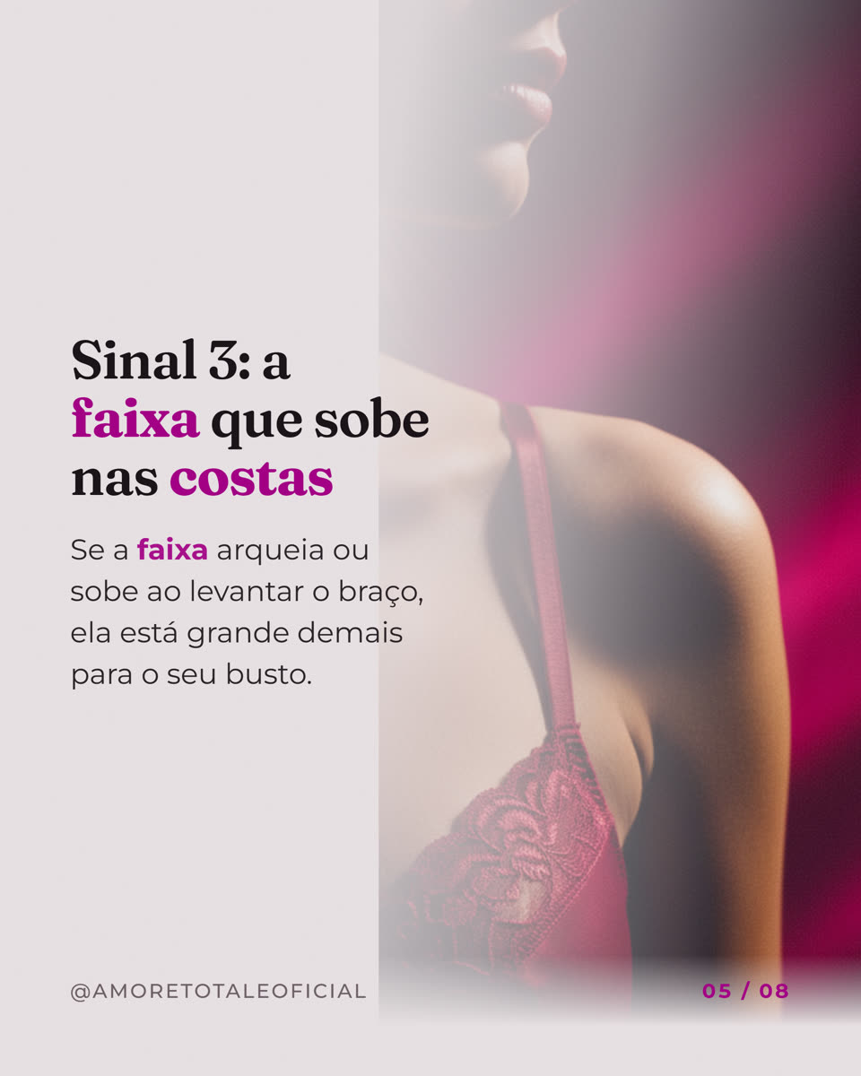 Slide 5: sinal 3: a faixa que sobe nas costas