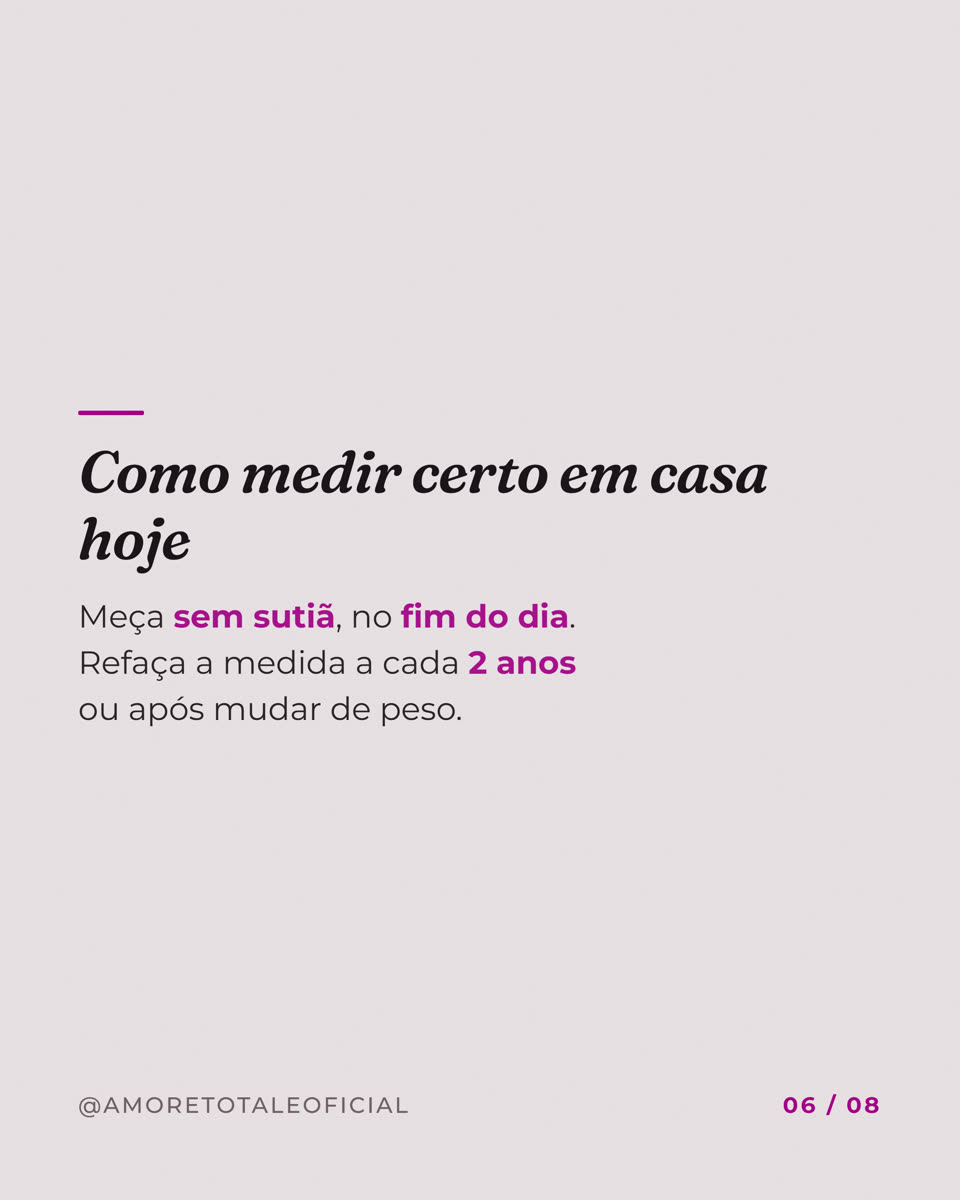 Slide 6: como medir certo em casa hoje